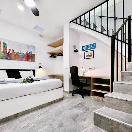 Ferienwohnung Charming Madrid Principe Pio Exterior foto